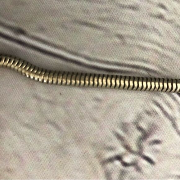 Silver / Gold Statement Necklace - Picture 3 of 5